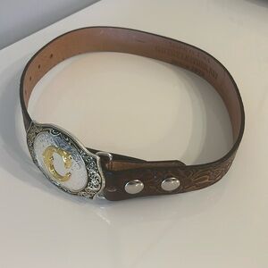 Gavere leather belt